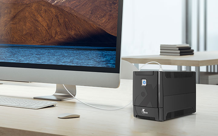 UPS XTECH 750VA/375W 8 SALIDAS XTP-751 110V - Imagen 2