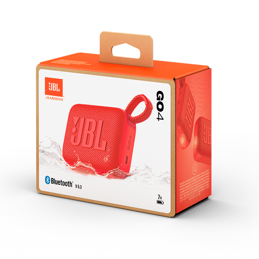 BOCINA JBL BLUETOOTH GO4 COLOR ROJO - Imagen 4