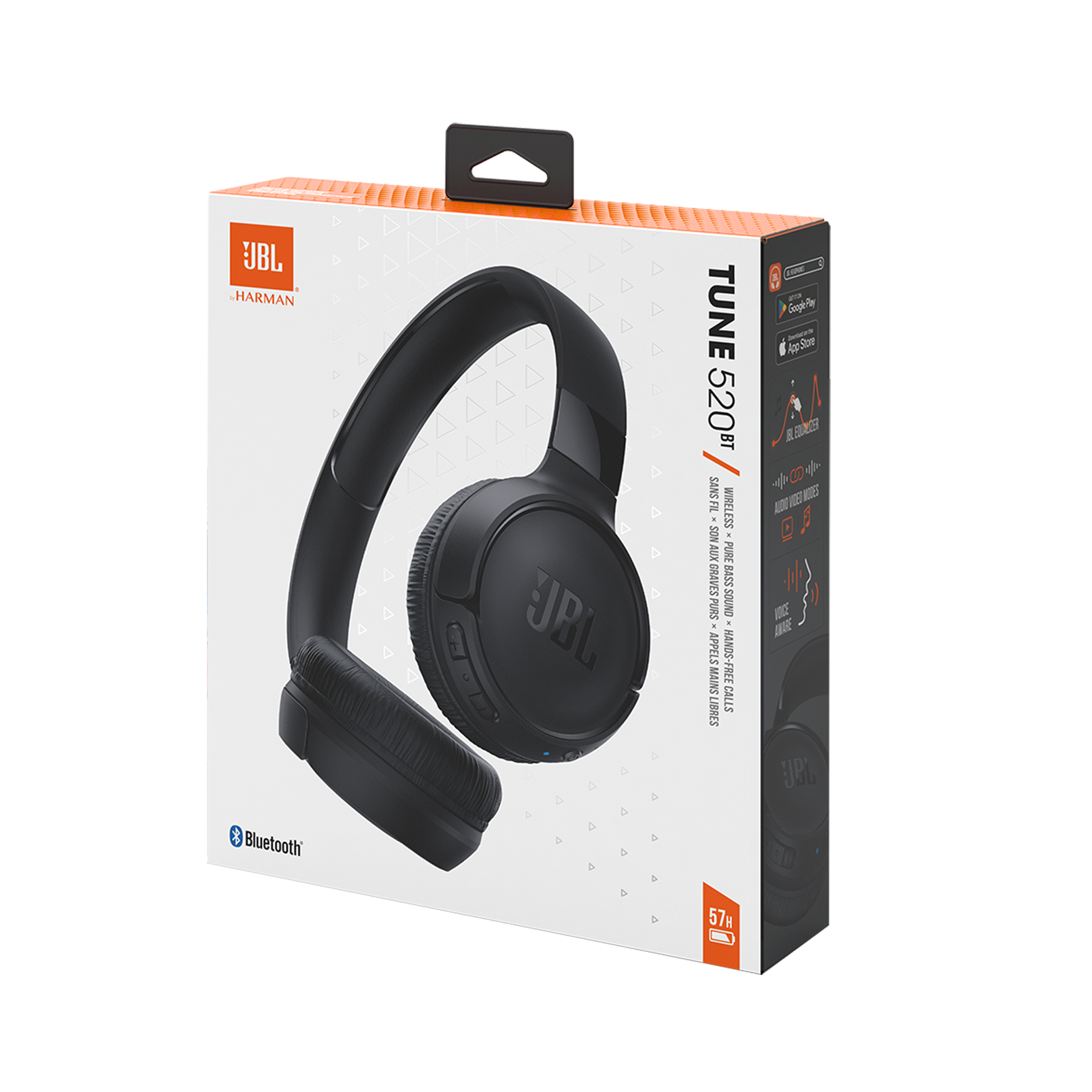 AUDIFONOS INALAMBRICOS JBL TUNE 520BT NEGRO - Imagen 4