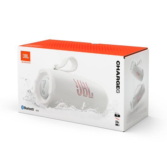 BOCINA JBL CHARGE 6 PORTATIL BLUETOOTH COLOR BLANCO - Imagen 3