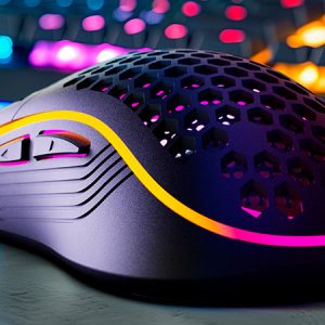 Alternative view of MOUSE XTECH GAMING CABLEADO LIGHTBUZZ 7200 DPI XTM-620 7 BOTONES